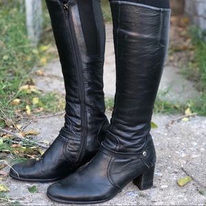 Black Leather Boots